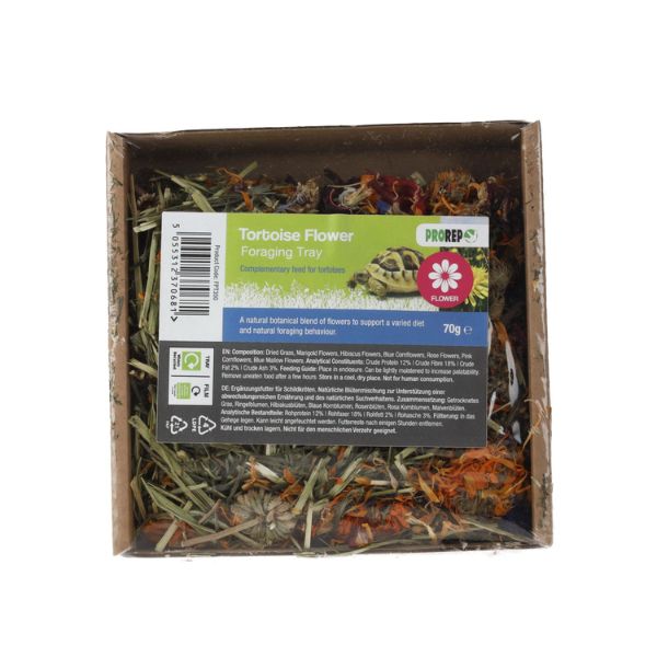 ProRep Tortoise Flower Foraging Tray (70g)