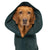 Ruff and Tumble Classic Dog Drying Coat - Forest Green