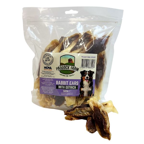 Rabbit Ears with Ostrich (500g)