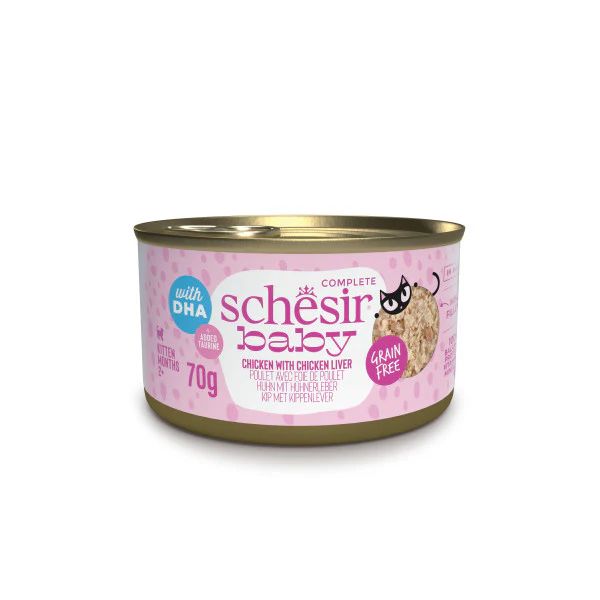 Schesir Baby Chicken with Liver in Broth (70g)