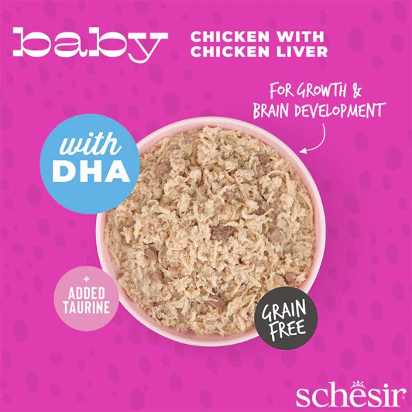Schesir Baby Chicken with Liver in Broth (70g)