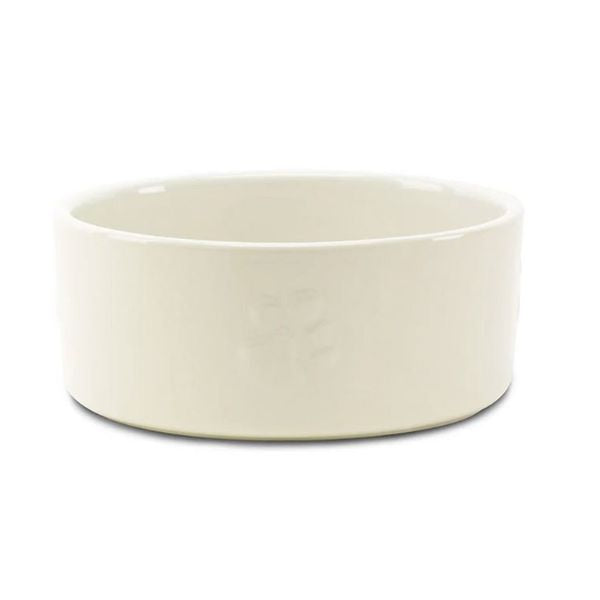 Scruffs Icon Cream Food Bowl - 15CM