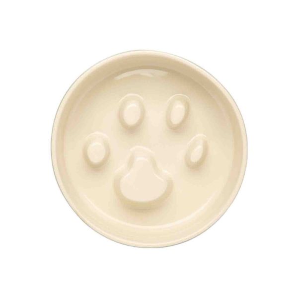 Scruffs Icon Cream Slow Feeder Bowl - 16CM