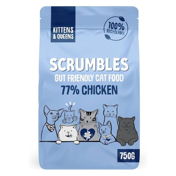 Scrumbles Chicken Dry Kitten Food (750g)