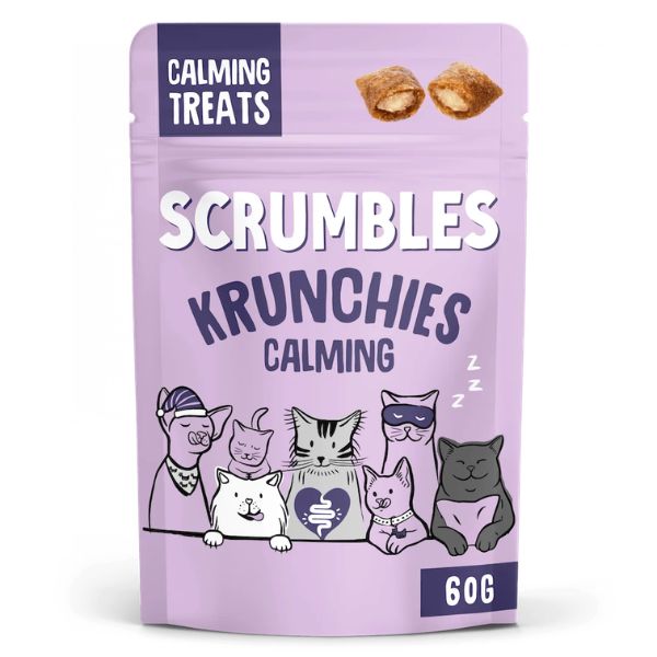 Scrumbles Krunchies Calming Cat Treats
