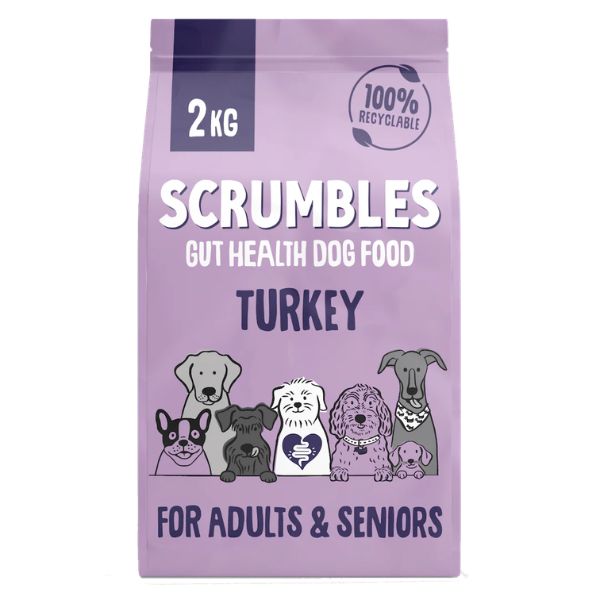 Scrumbles Turkey Dry Dog Food (2kg)