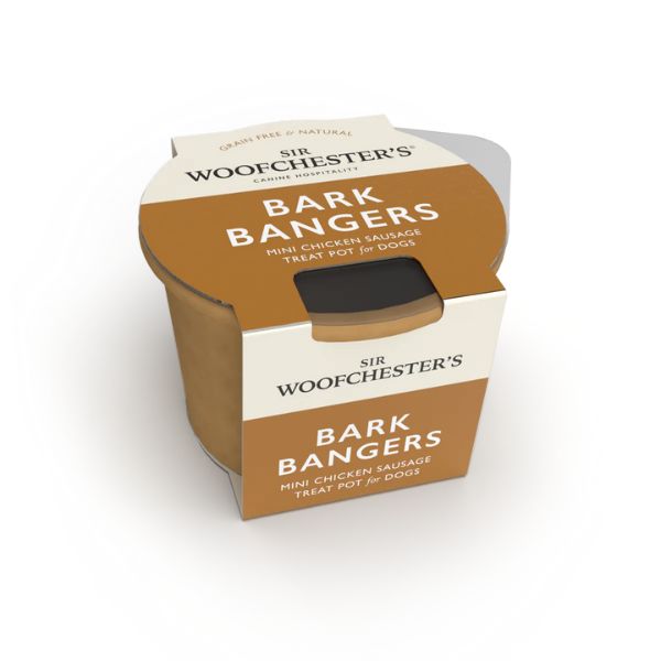 Sir Woofchester Bark Bangers Treat Pot