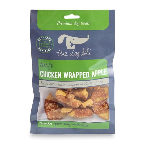 The Dog Deli Chicken Wrapped Apple Dog Treats