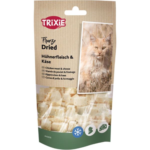 Trixie Freeze Dried Cat Treats with Chicken Meat &amp; Cheese (25g)