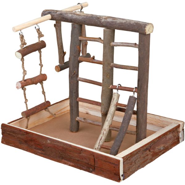 Trixie Wooden Playground with Rope Ladder