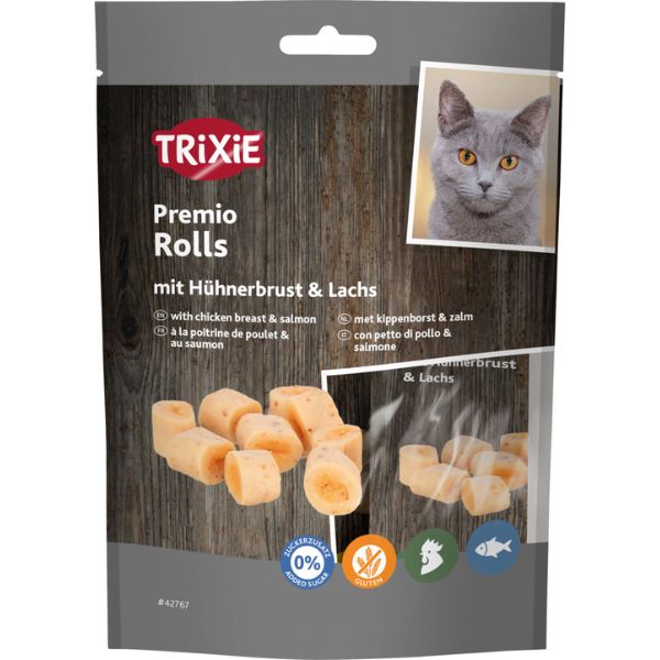 Trixie Premio Rolls with Chicken Breast &amp; Salmon (50g)