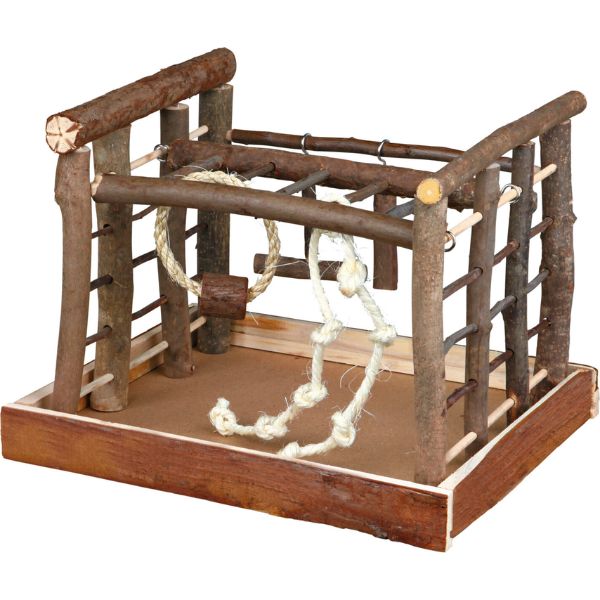 Trixie Wooden Playground with Rope Climbers