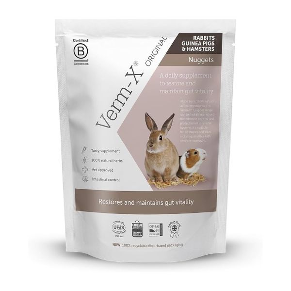 Verm X For Rabbits, Guinea Pigs &amp; Hamsters - 180G