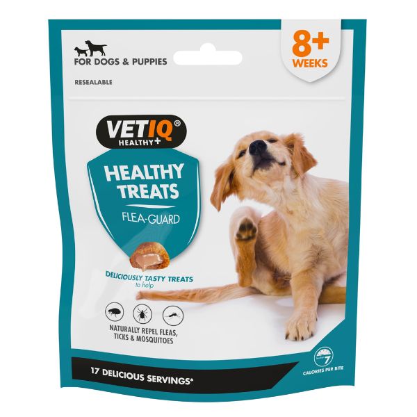 VetIQ Healthy Treats for Dogs &amp; Puppies (Flea Guard)