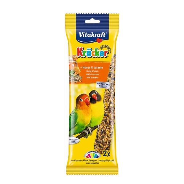 Vitakraft Kracker Honey &amp; Sesame For Love Birds