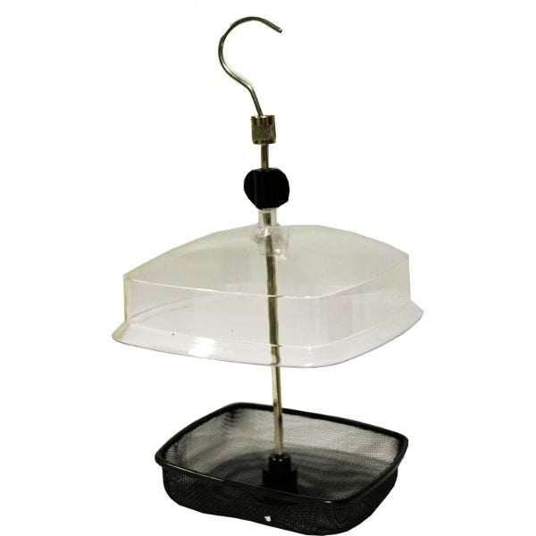 Walter Harrison's Hanging Mealworm Bird Feeder with Canopy