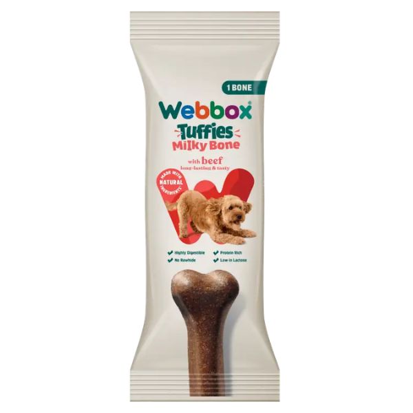 Webbox Tuffies Milky Bone Dog Treat