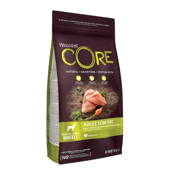 Wellness CORE Adult Low Fat Dog Food (Turkey)