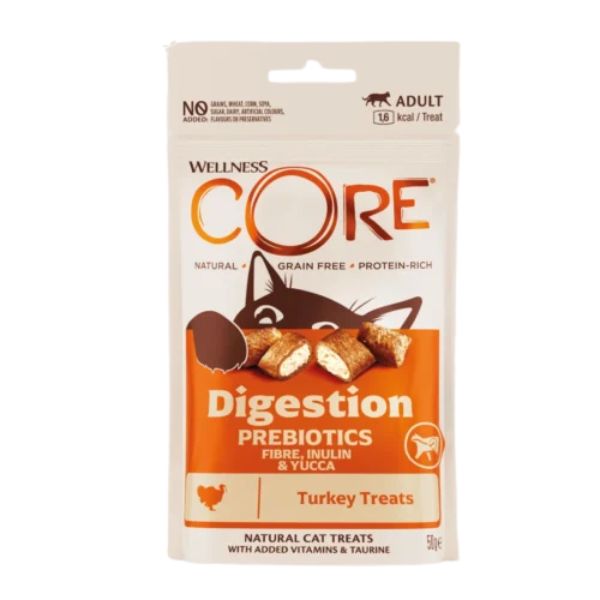 Wellness CORE Digestion Prebiotic Cat Treats (50g)
