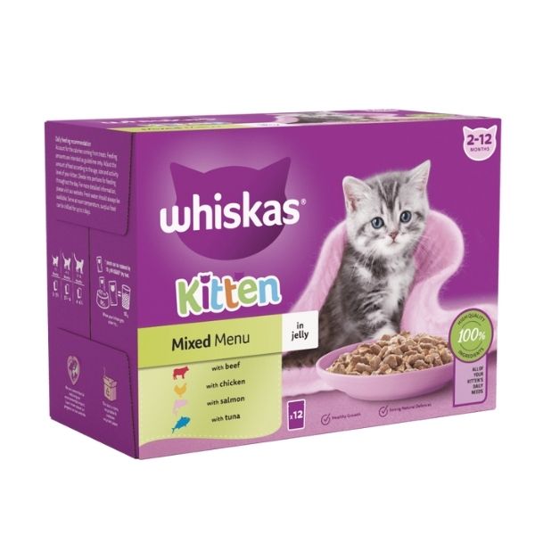 Whiskas Kitten Mixed Menu (12X85G)
