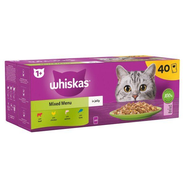 Whiskas Mixed Menu In Jelly 40 x 85g