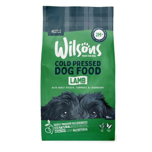 Wilsons Premium British Cold Pressed Dog Food Lamb