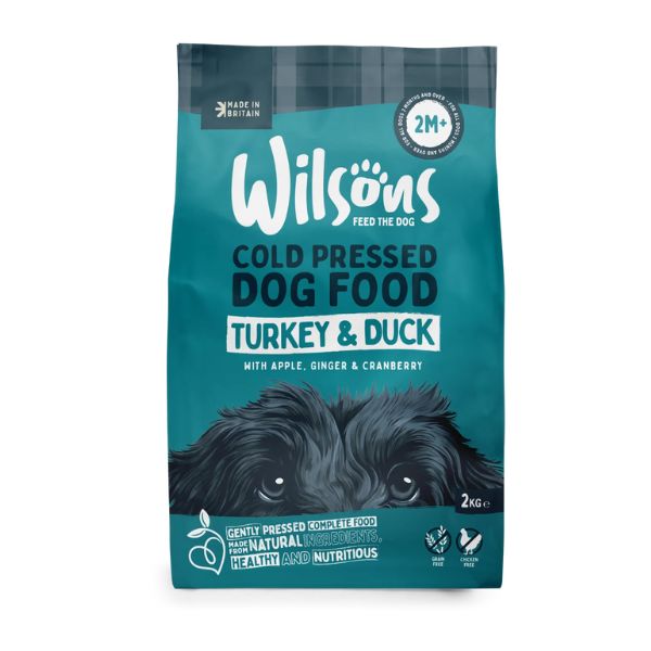 Wilsons Premium British Cold Pressed Dog Food Turkey &amp; Duck