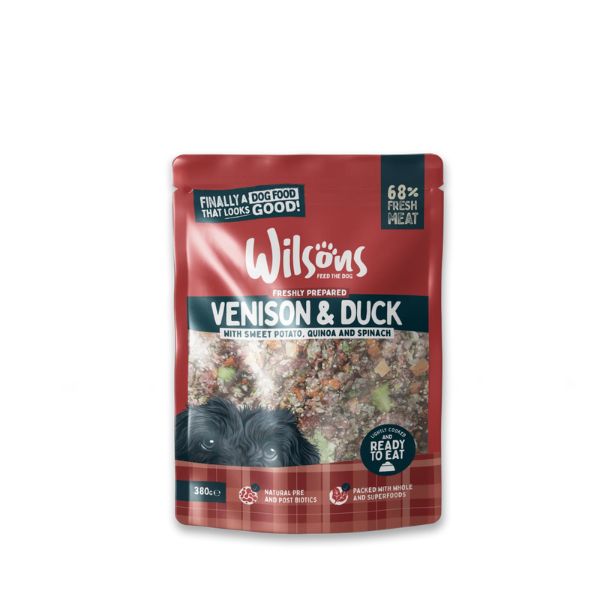 Wilsons Fresh Dog Food Venison &amp; Duck
