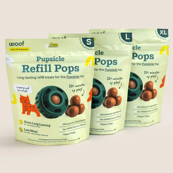 Woof Pupsicle Toy Refill Pops
