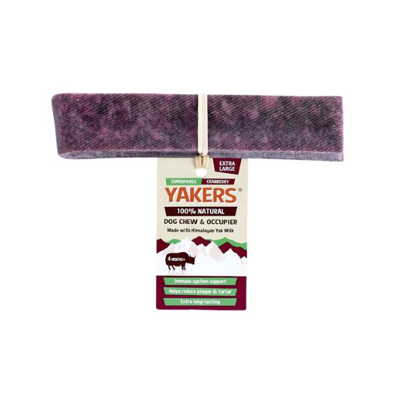 Yakers Cranberry Dog Chew