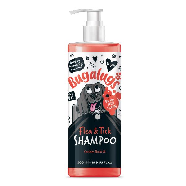 Bugalugs Dog Flea &amp; Tick Shampoo (500ML)