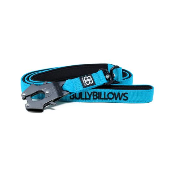 Bully Billows 1.4m Swivel Combat Lead Neoprene Lined Secure Rated Clip with Soft Handle