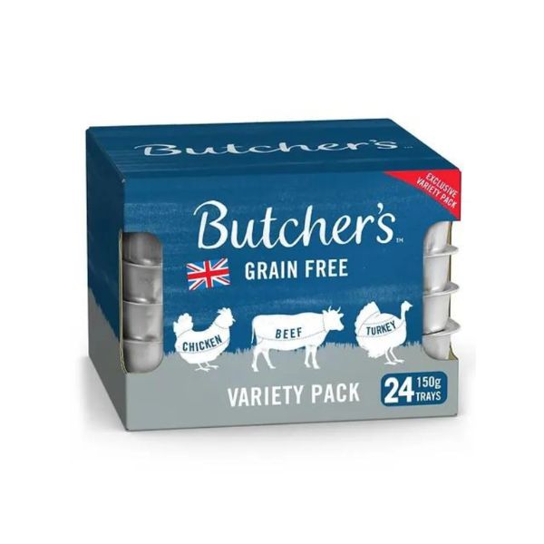 Butchers Grain Free Variety Pack (24 Trays)