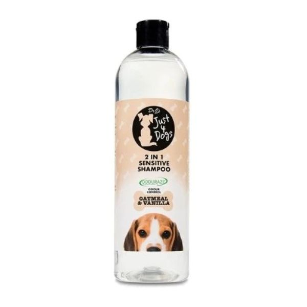 Dr J&#39;s Just 4 Dogs 2 In 1 Sensitive Shampoo (Oatmeal &amp; Vanilla)