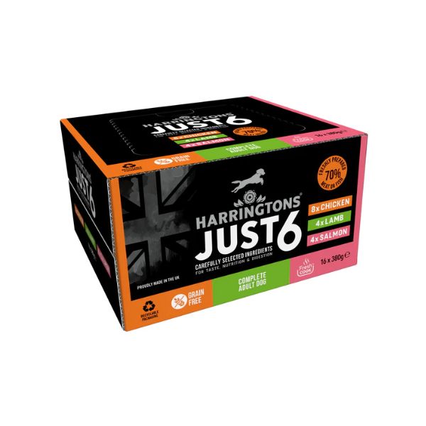 Harringtons Just 6 Bumper Pack (16X380G)