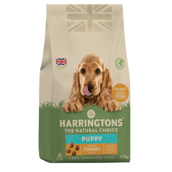 Harringtons Puppy Dog Food Turkey &amp; Rice - 1.7KG