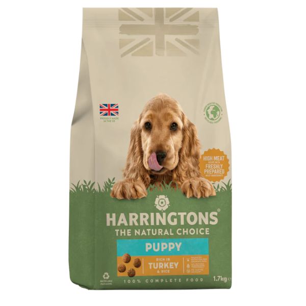 Harringtons Puppy Dog Food Turkey &amp; Rice (1.7KG)