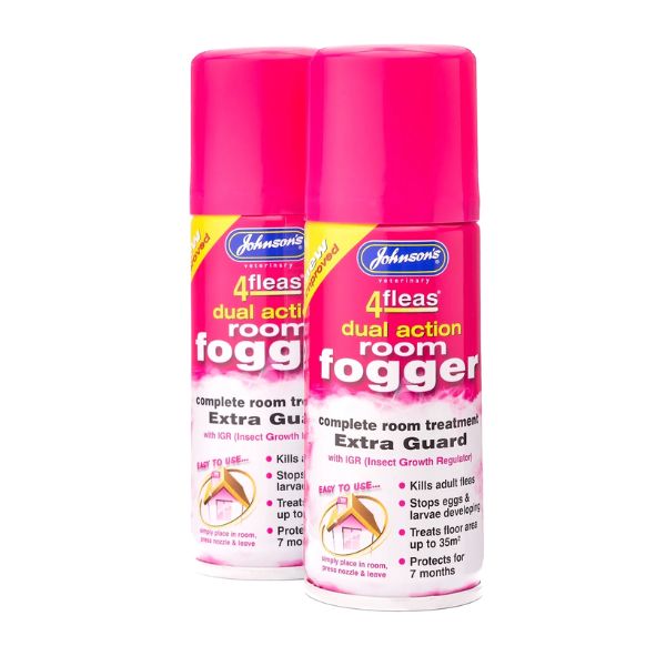 Johnsons 4Fleas Room Fogger (Twin Pack)