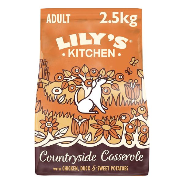 Lily&#39;s Kitchen Countryside Casserole: Chicken &amp; Duck Dry Food (2.5kg)