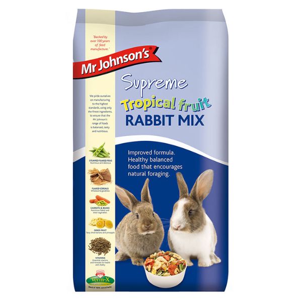 Mr Johnson&#39;s Supreme Tropical Fruit Rabbit Mix (900G)