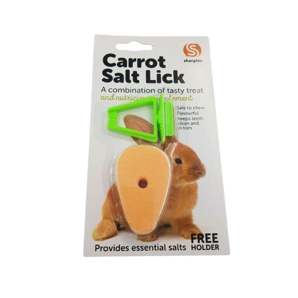 Sharples Carrot Salt Lick (with holder)