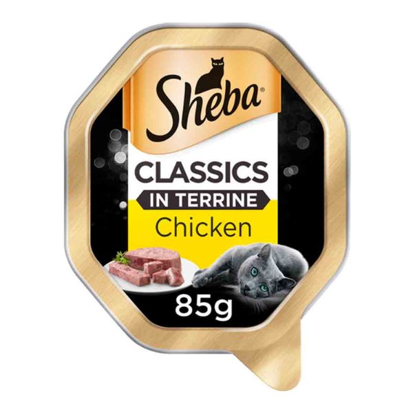 Sheba Classics In Terrine With Chicken - 11 x 85G Trays