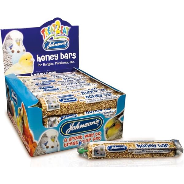 Johnsons Treat2Eat Budgie Honey Bar