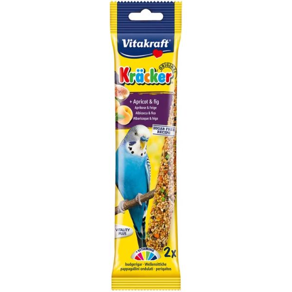 Vitakraft Kracker Original Apricot and Fig Budgie Treat Sticks